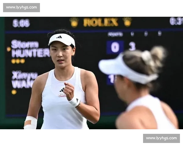 温网激战!王欣瑜强势晋级,下轮 CCTV5 直播,一起为中国金花助威!